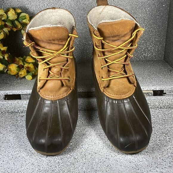 Field & Stream Merrimac Rain Boots Waders Leather and Rubber Shoes Bean Boots - Picture 4 of 7